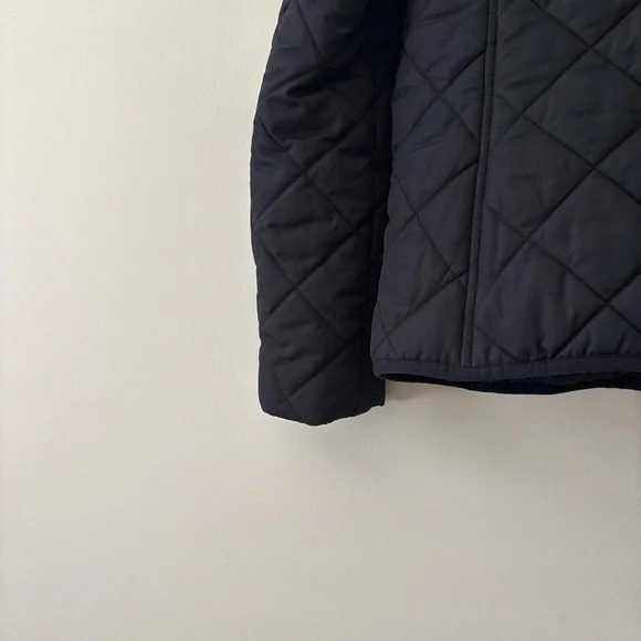 J. Crew Black Quilted Jacket with Gold Accents Size S - Picture 9 of 12